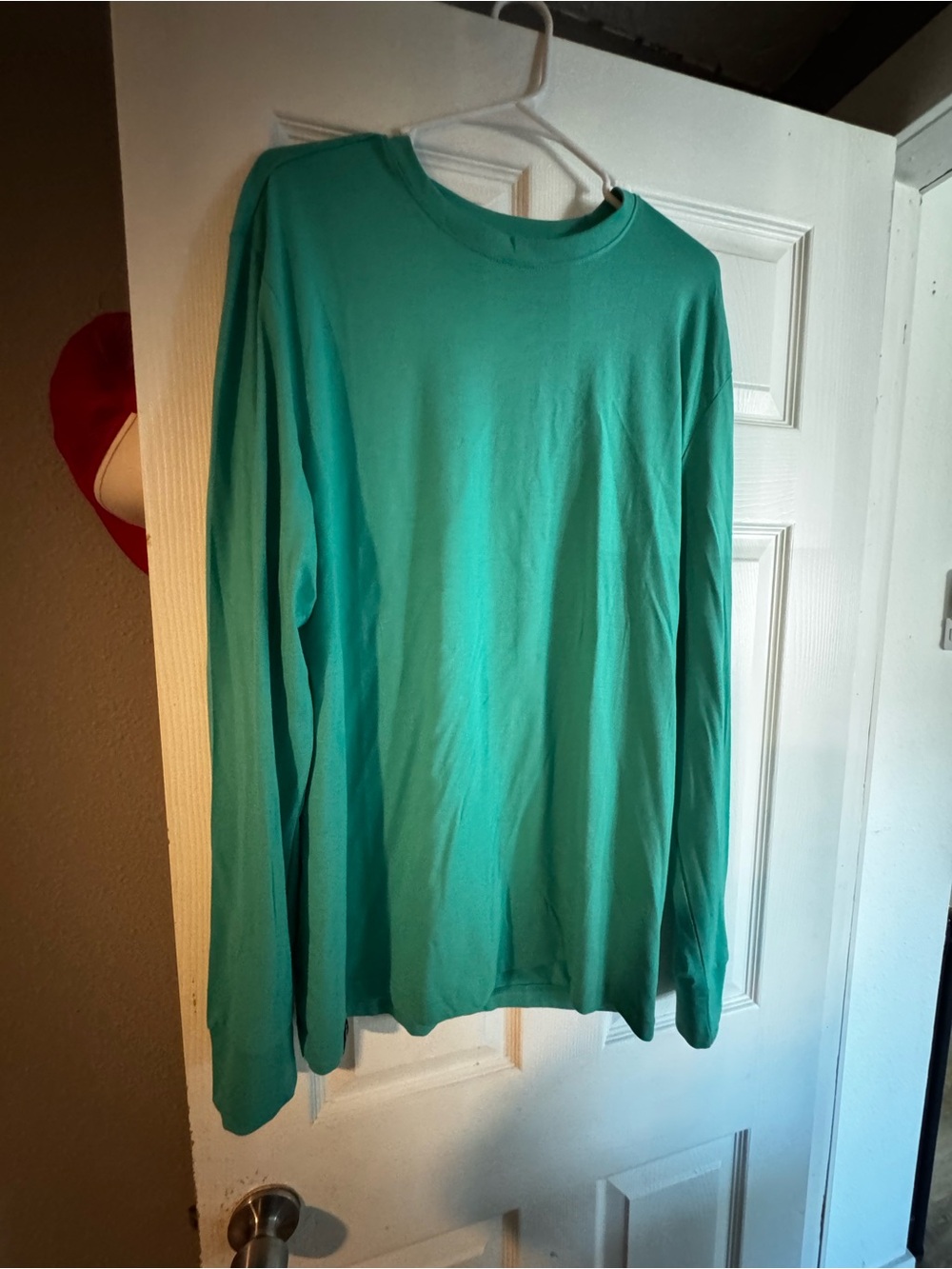 Kangol Men's Long-Sleeve Crew Neck Shirt - Teal Green